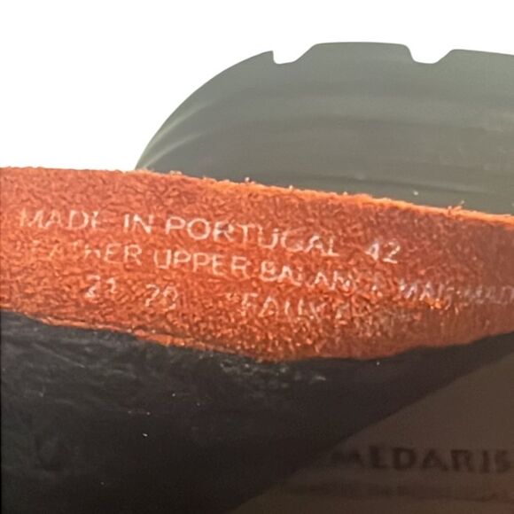 Dromedaris Katniss Orange Leather Chunky Sole Chelsea Boot Size 42 - Picture 5 of 12